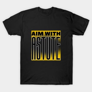 Precision in Black & Yellow T-Shirt